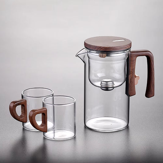 SnapInfuse Magnetic Glass Teapot with Infuser