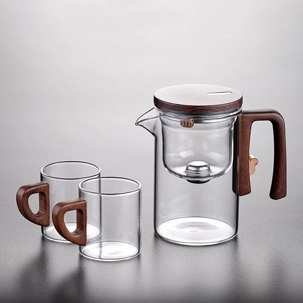 SnapInfuse Magnetic Glass Teapot with Infuser