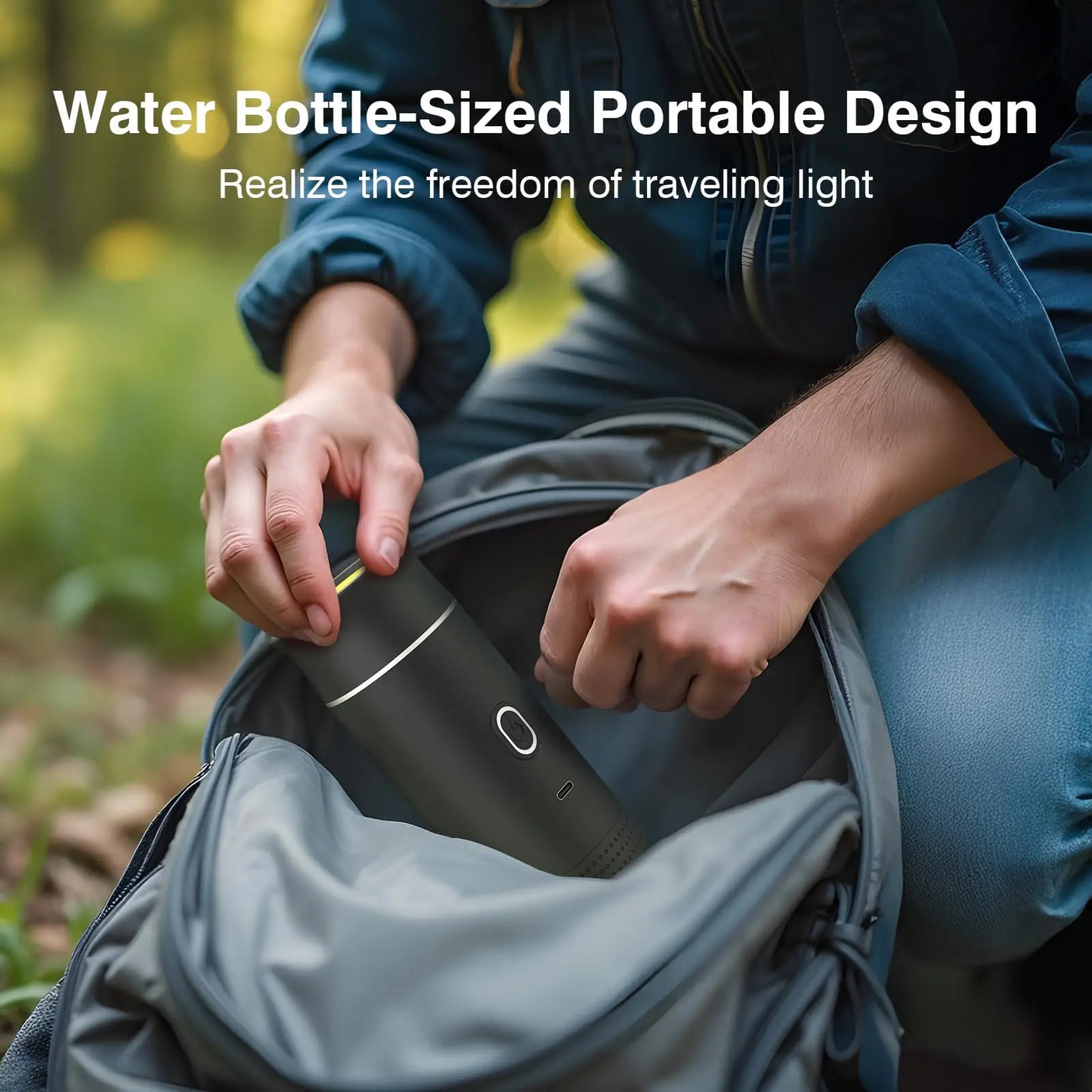 Tripresso Portable Electric Coffee Machine – Wireless, 3-in-1 Pods & Ground