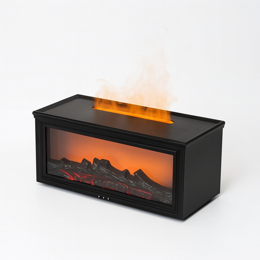 GlowMist Flame-Effect Aroma Diffuser & Humidifier