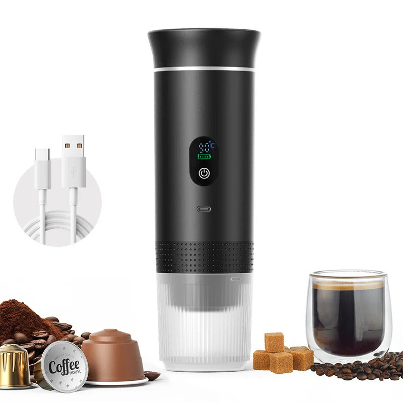 Tripresso™ v2 – Portable Electric Coffee Maker