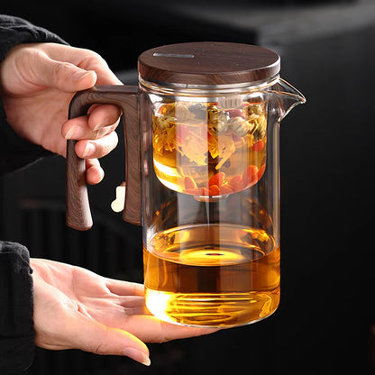SnapInfuse Magnetic Glass Teapot with Infuser