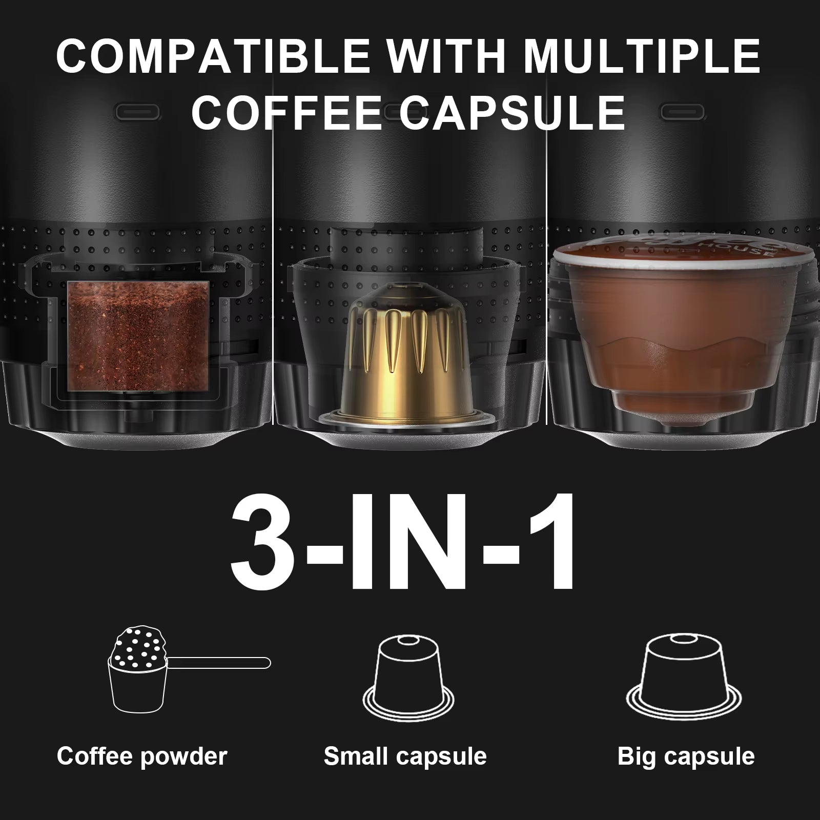 Tripresso™ – Portable Electric Coffee Maker