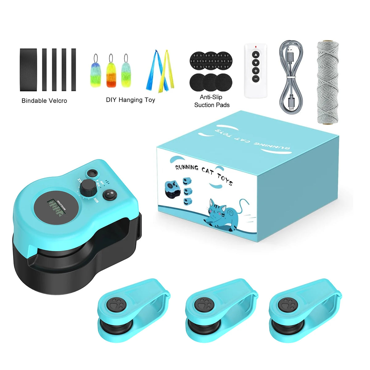 PurrMotion™ Smart Cat Exercise Wheel – Adjustable Speed & Remote Control