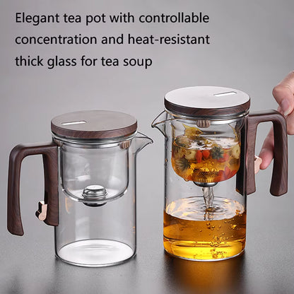 SnapInfuse Magnetic Glass Teapot with Infuser