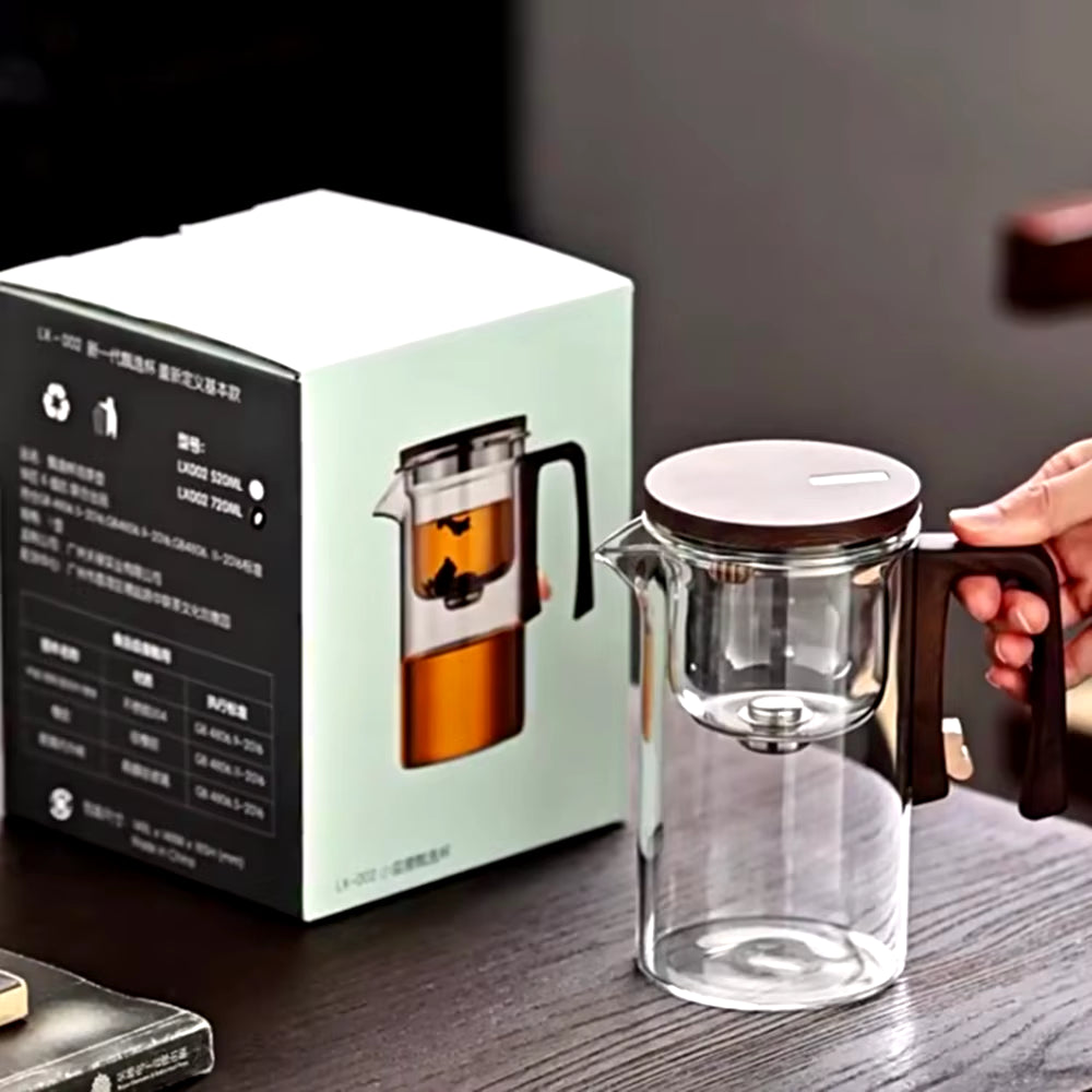 SnapInfuse Magnetic Glass Teapot with Infuser